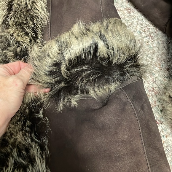 GUCCI shearling long leather coat - 100% authentic - Picture 2 of 14
